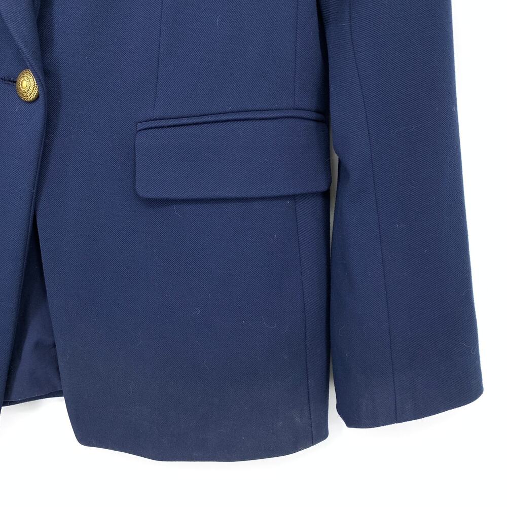 Loft Single Button Blazer Jacket Womens Size 6 Na… - image 4